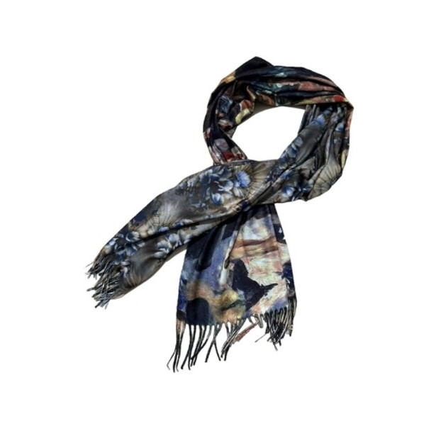Cashmere Scarf - Ladies And Gents Seated