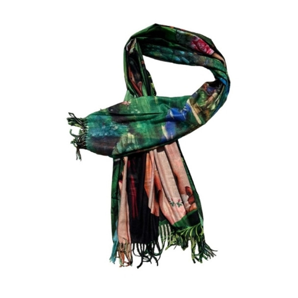 Cashmere Scarf - Frieda Smoking, Tropical