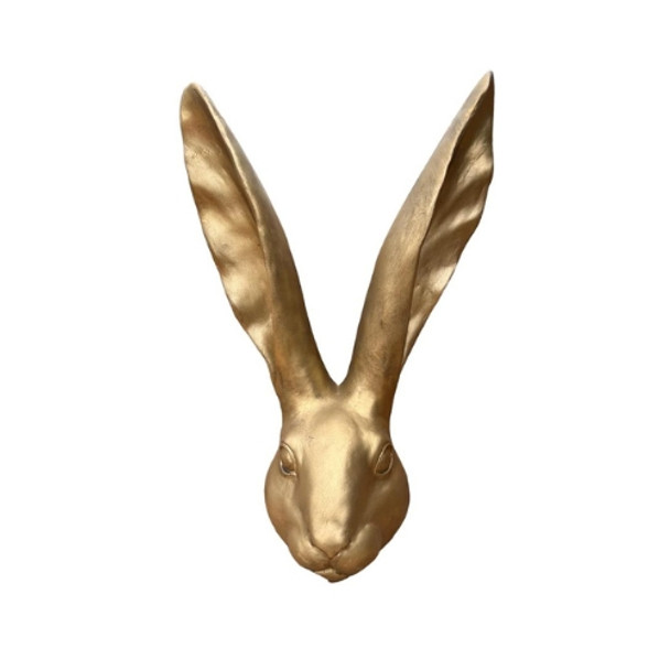 Gold Long Ear Bunny Head