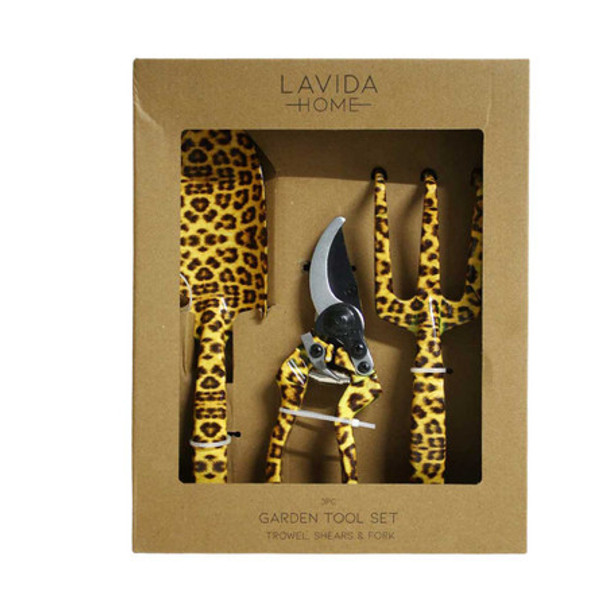 Garden Tool Set - Cheetah Print