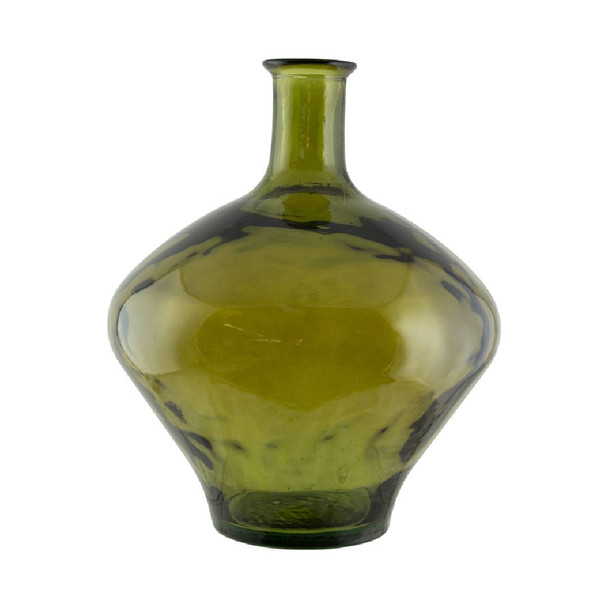 Olive Green Jarron Vase / 46cm