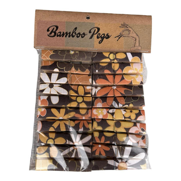 Printed Bamboo Pegs Qty 20 - Old Style Mattress