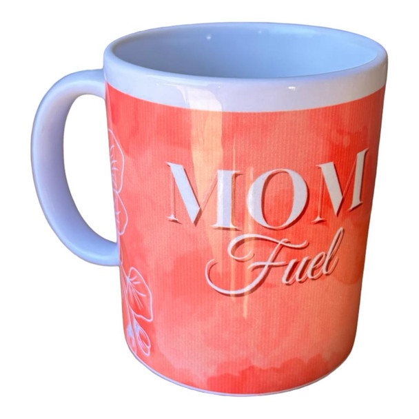 Ceramic Printed Mug - Mom Fuel