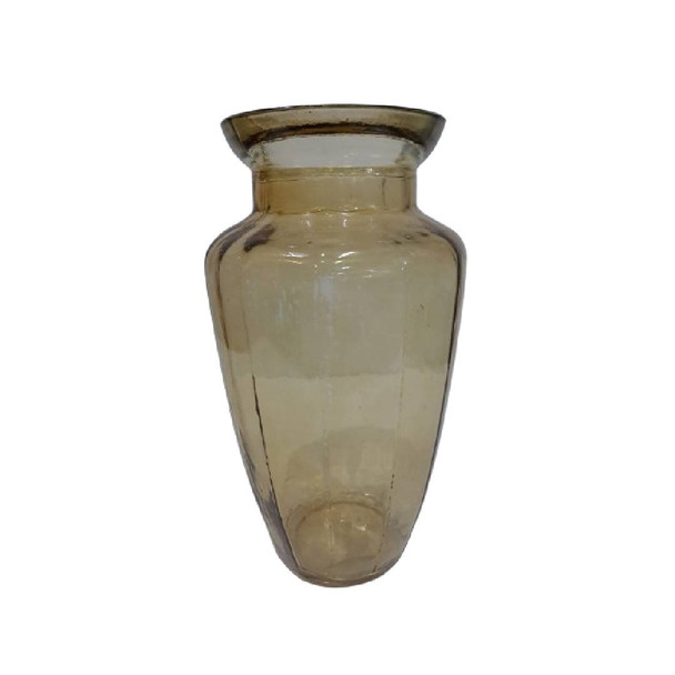 Beckie Amber Vase (11x5x19cm)