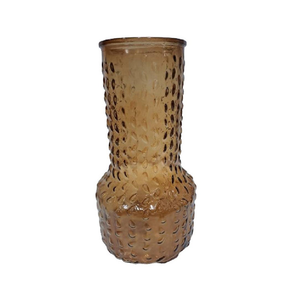 Naftalie Amber Vase (14x8x25cm)