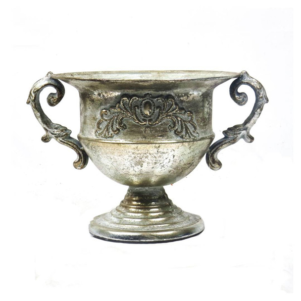 Silver Vanilla Vase 28.5x23x19.5cm