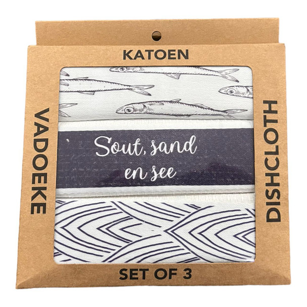 Dishcloth Box - Sout, Sand en See