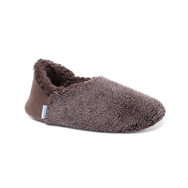 Mens Snoozies - Two Tone Cut Back Brown