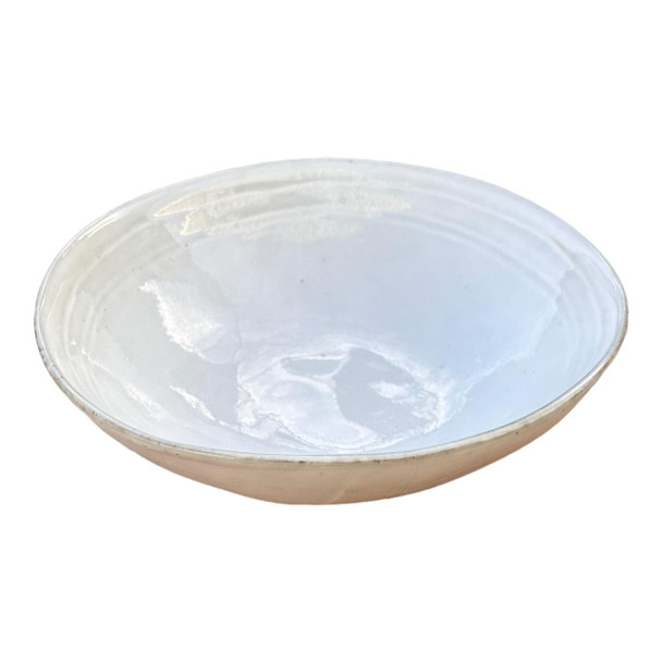 Ceramic Bowl - Cloudy White