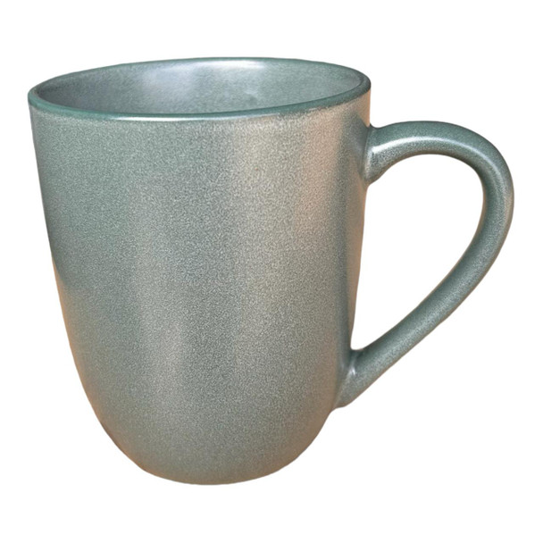 Ceramic Mug - Green, White Speckle