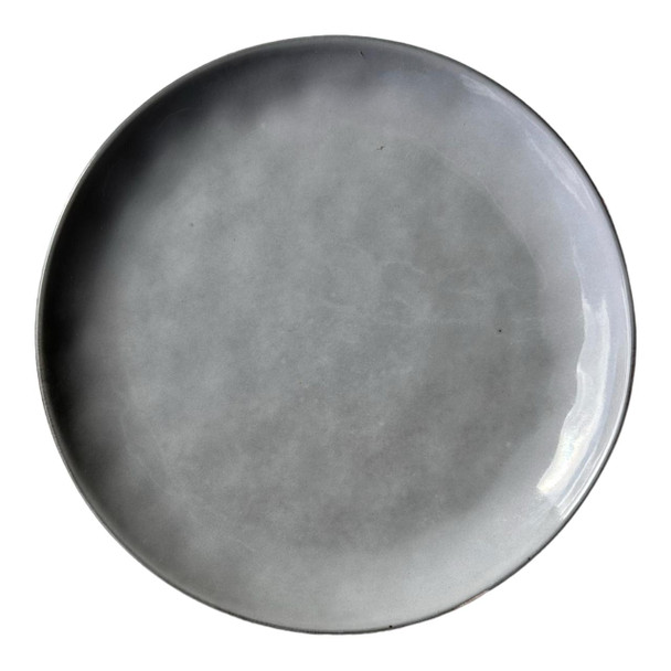 Ceramic Plate - Cloudy Dark Grey