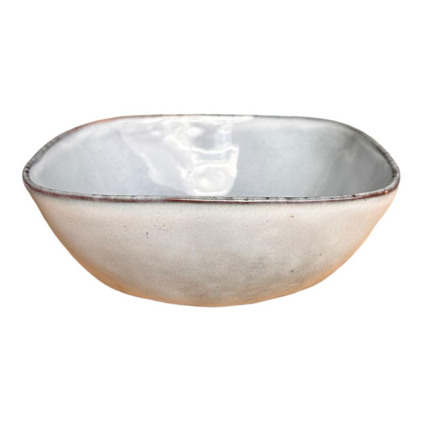 Ceramic Square Bowl - Cloudy Grey