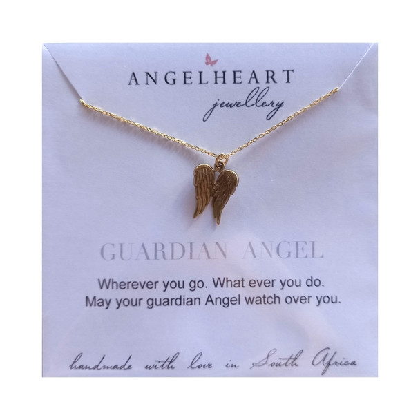Necklace / Goldplated / Double Angelwings