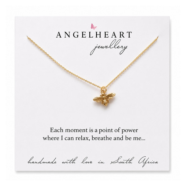 Necklace / Gold Plated / Bee