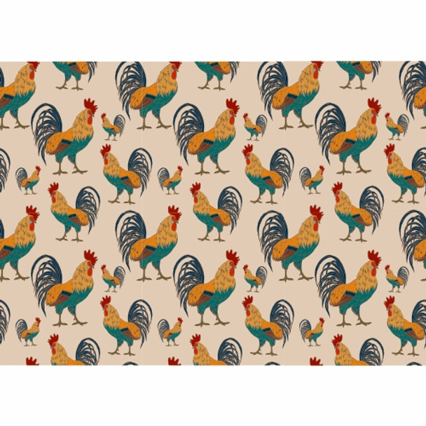 Disposable Placemats - Rooster