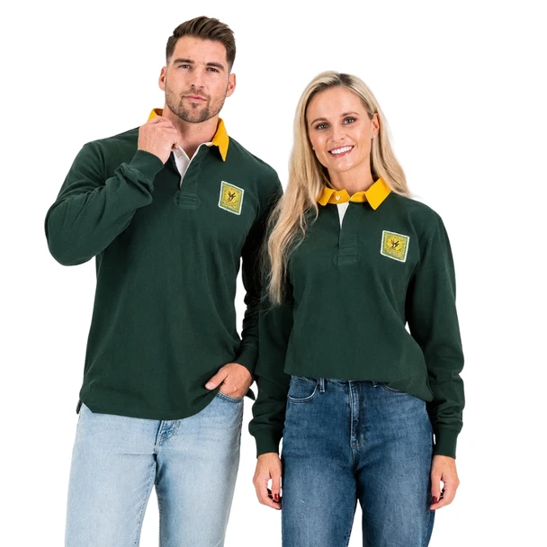 SA Supporters Classic LS Rugby Jersey / OS Green