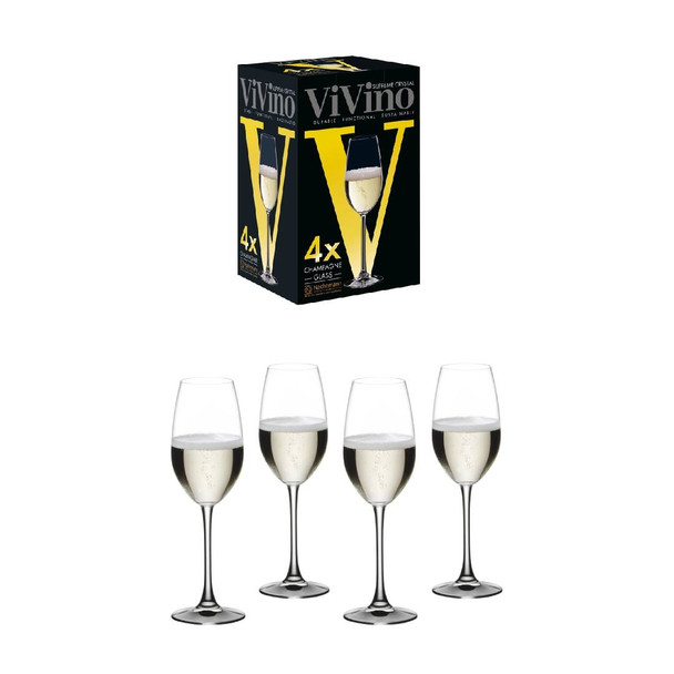 Nachtmann Vivino Champagne Glass 260ml (4 Piece)
