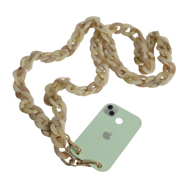 Phone Chain - Light Peach Chain Phone Chain - Light Peach Chain