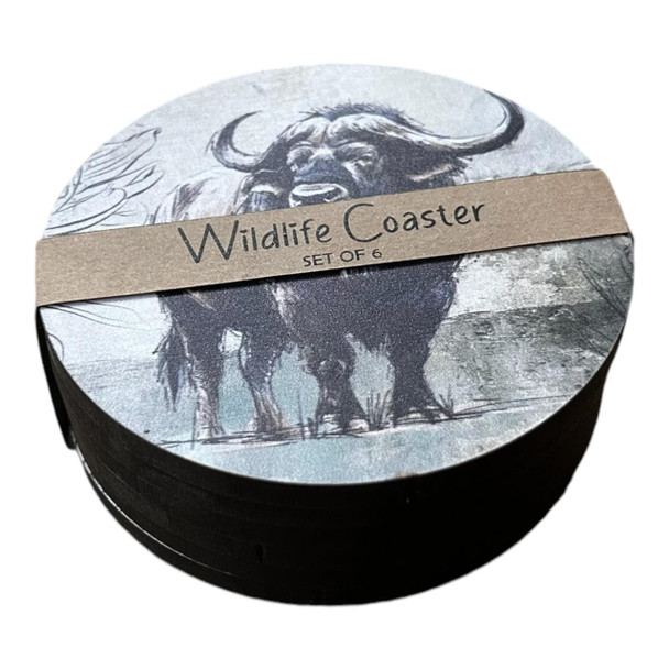Coaster Set Of 6 - Wildlife
