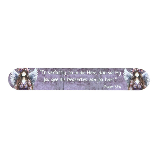 Printed Single Foot File - Psalm 37:4