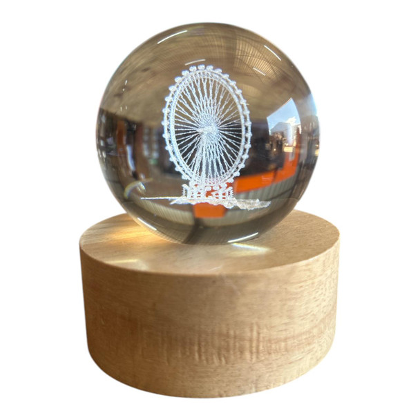 Ferris Wheel Small Light Up Glass Ball