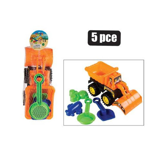 Beach Set 5pc w Truck 20cm