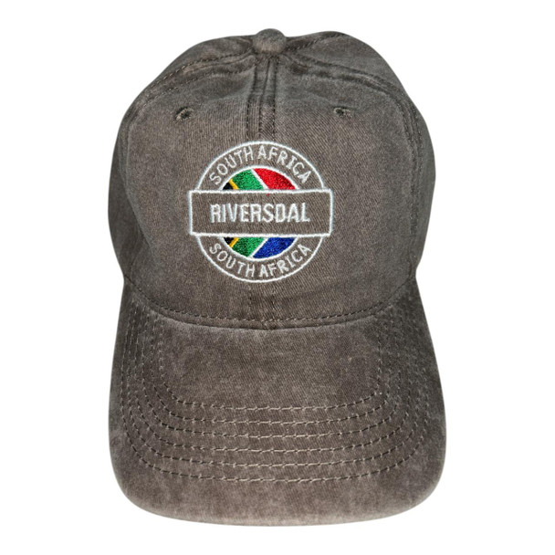 Washed Destination Stamp Cap - Riversdal
