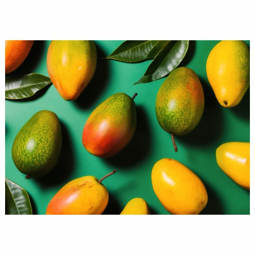 Disposable Placemat - Mangos