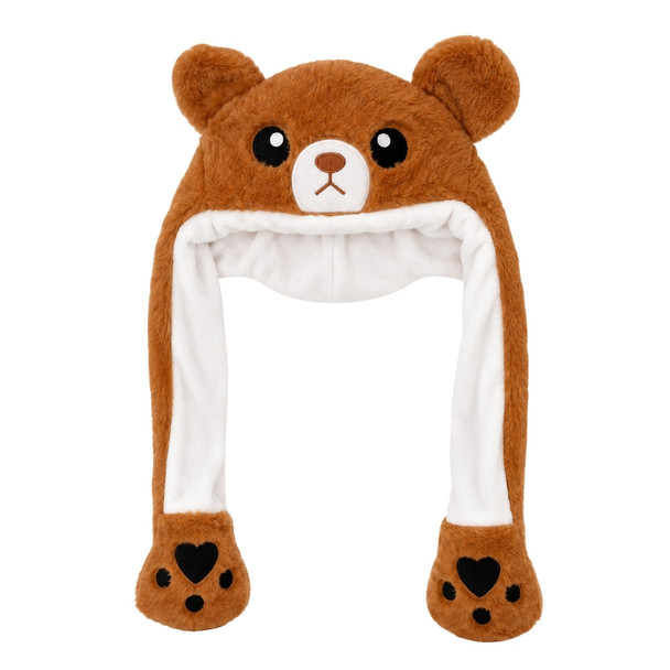Brown Bear Squeeze Hat