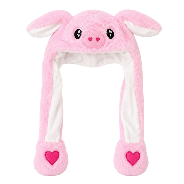 Pink Piglet Squeeze Hat