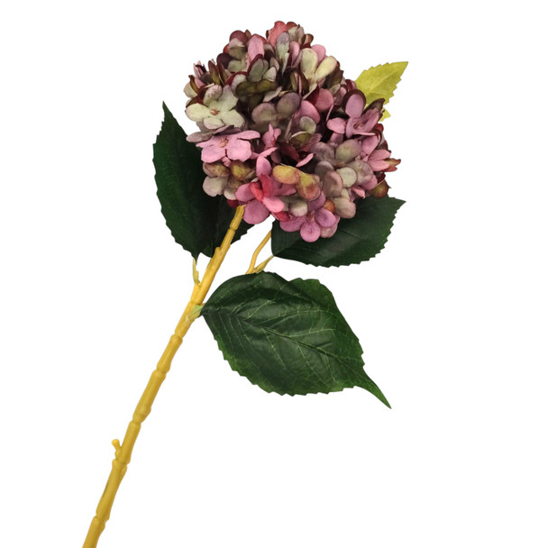 Purple Grey Mix Hydrangea 44cm