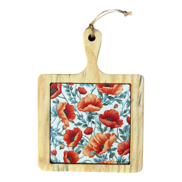 Hotpot Stand Wall Decor - Peonies