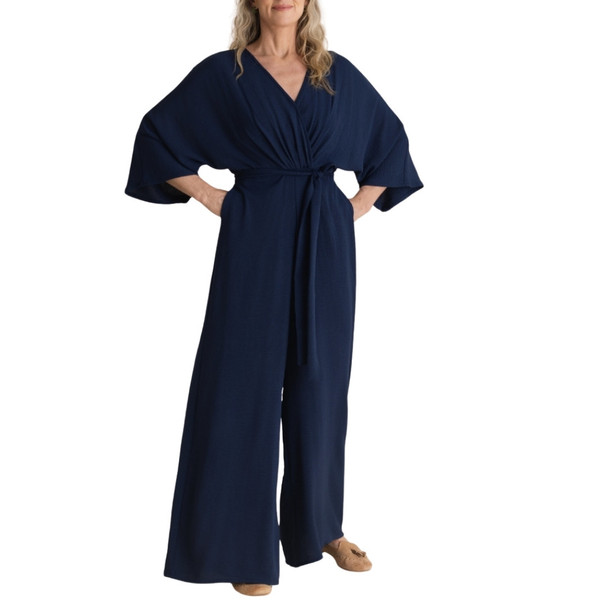 Batwing Jumpsuit / Navy