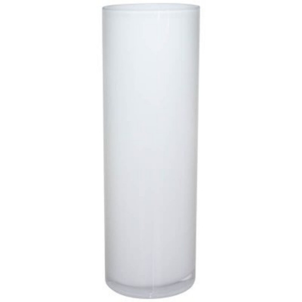 White Cylinder Vase / 30x10cm White Cylinder Vase / 30x10cm
