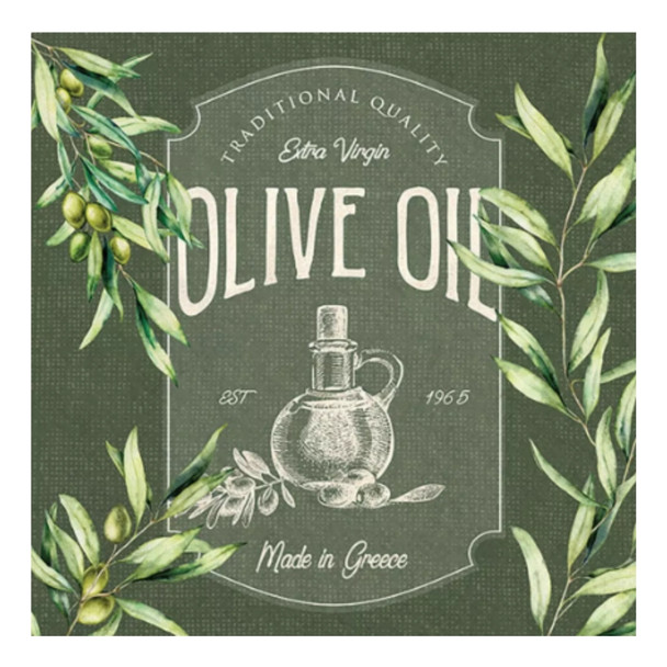 Serviette - Olive Oil (33x33cm)