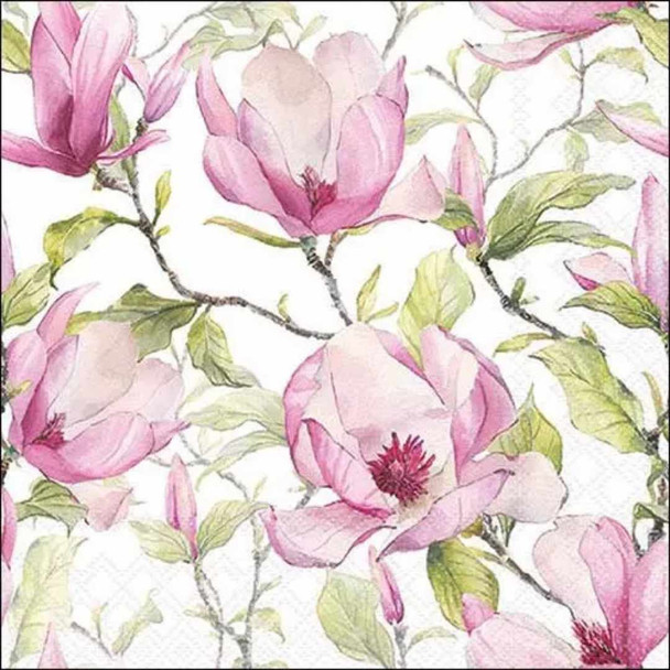 Serviette - Blooming Magnolia (33x33cm)