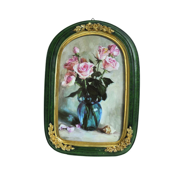 Framed Floral Painting Photoframe Framed Floral Painting Photoframe