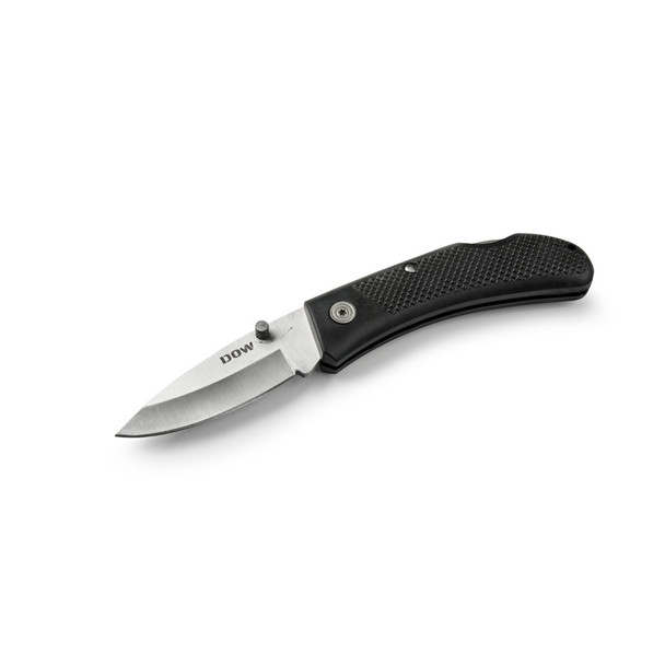 Folding Knife / 9mm Satin Blade & Black Handle