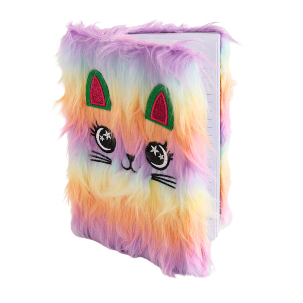 Fun Colour Fur Cat A5 Notebook