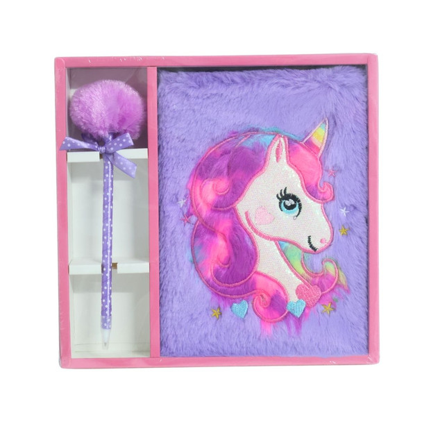 Unicorn Plush Journal & Pen Gift Set