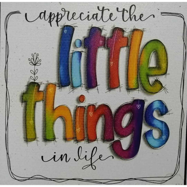 Wall Decor - Appreciate the Little Things