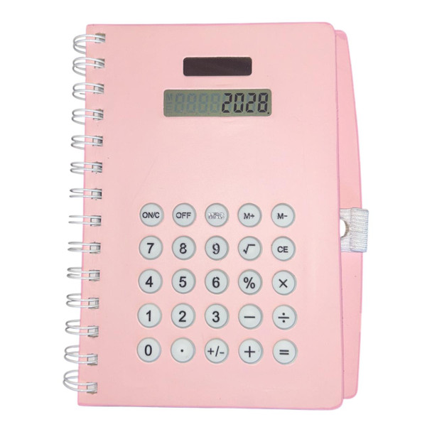Calculater Notebook - Pink