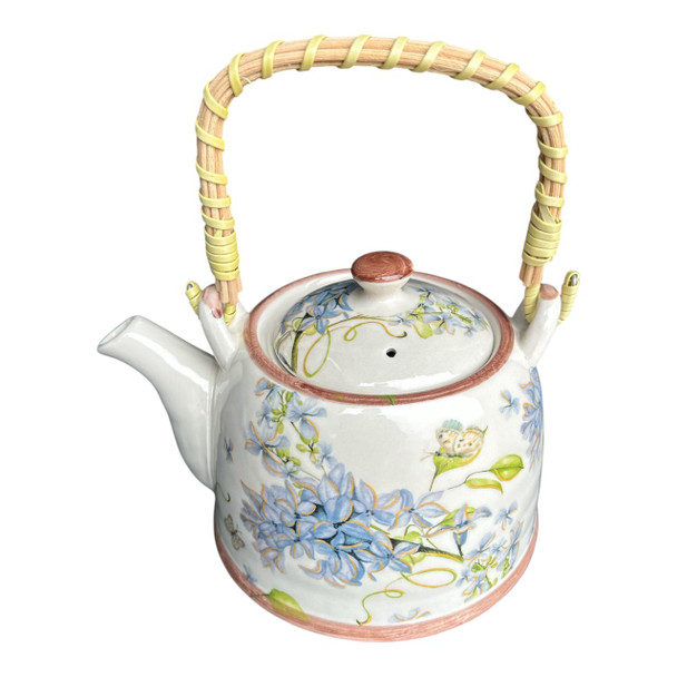 Teapot - Blue Frangipani