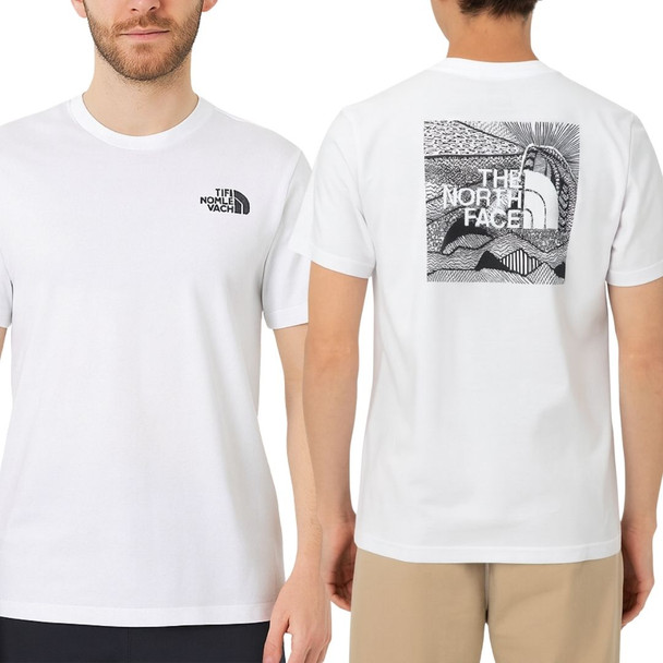 Men's S/S Box NSE Celebration Tee / TNF White