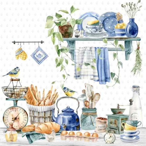 Serviette - Petit Dejeuner (33x33cm)