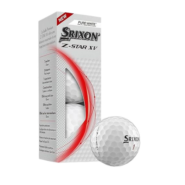 Srixon Z-Star 8 XV White / Pack of 3