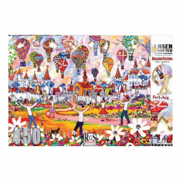 Balloon Festival Laser Crafted Widget Puzzle / 450pc