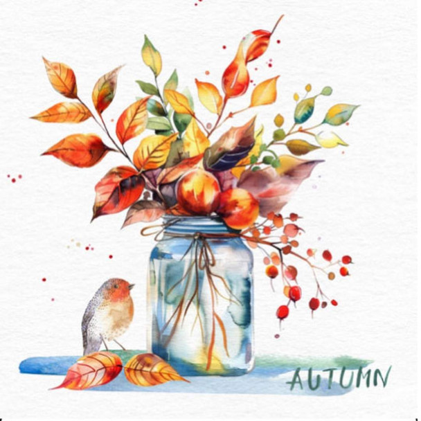 Serviette - Ramo de Otono