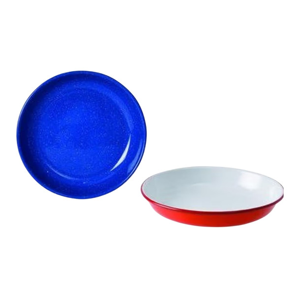22 cm Pasta Plate / Enamel Assorted