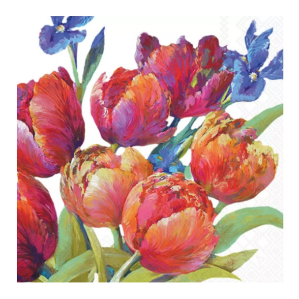 Serviette - Tulips of Joy (33x33cm)